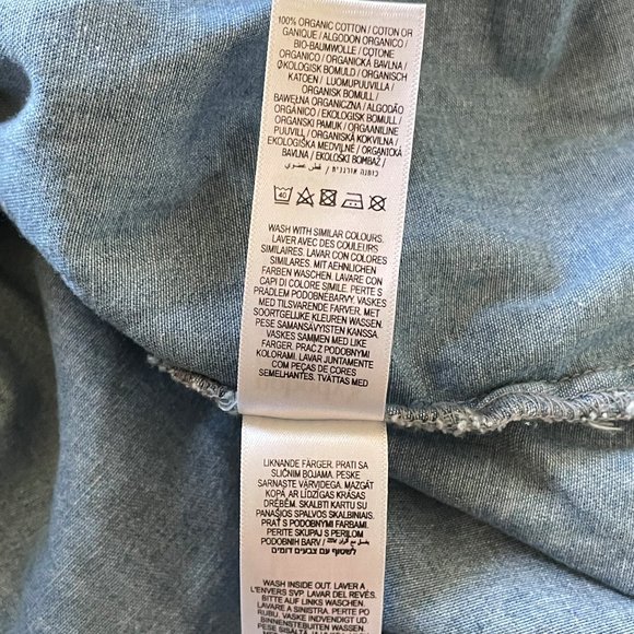 Nobody's Child Organic Cotton Phoenix Frill Collar Mini Dress USA Size 4 - Picture 7 of 7